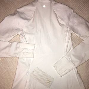 All white Lulu sweatshirt!